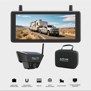 Solar 5B RV Magnetic Backup Camera with Loop Recording & Night Version